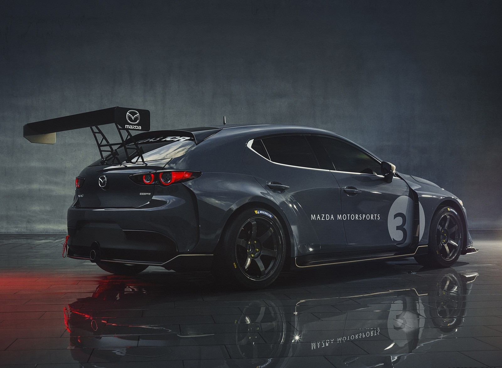 2020 Mazda3 TCR Rear Three-Quarter Wallpapers (3)