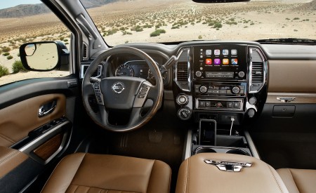 2020 Nissan TITAN Platinum Reserve Interior Cockpit Wallpapers 450x275 (31)