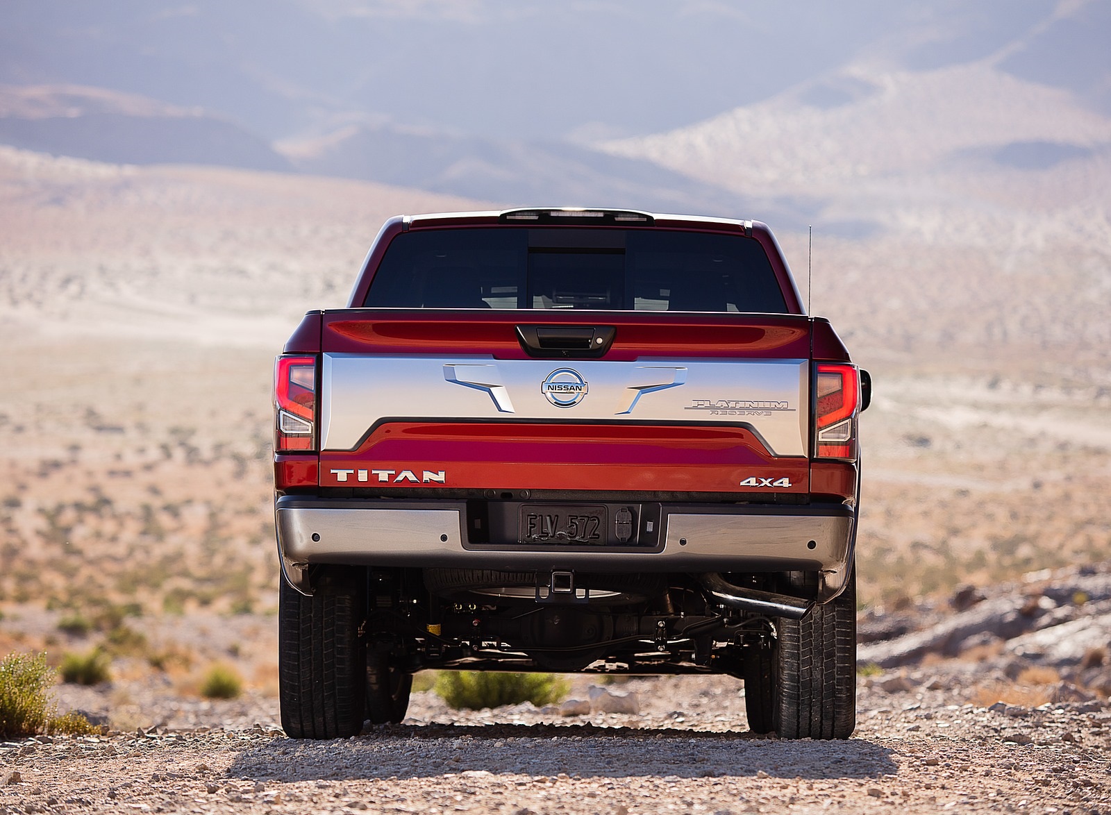 2020 Nissan TITAN Platinum Reserve Rear Wallpapers (5)