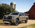 2020 Nissan TITAN XD PRO 4X Front Three-Quarter Wallpapers 150x120