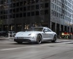 2020 Porsche Taycan 4S (Color: Carrara White Metallic) Front Three-Quarter Wallpapers 150x120