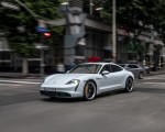 2020 Porsche Taycan 4S (Color: Carrara White Metallic) Front Three-Quarter Wallpapers 150x120