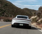 2020 Porsche Taycan 4S (Color: Carrara White Metallic) Rear Wallpapers 150x120