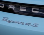 2020 Porsche Taycan 4S (Color: Frozen Blue Metallic) Badge Wallpapers 150x120
