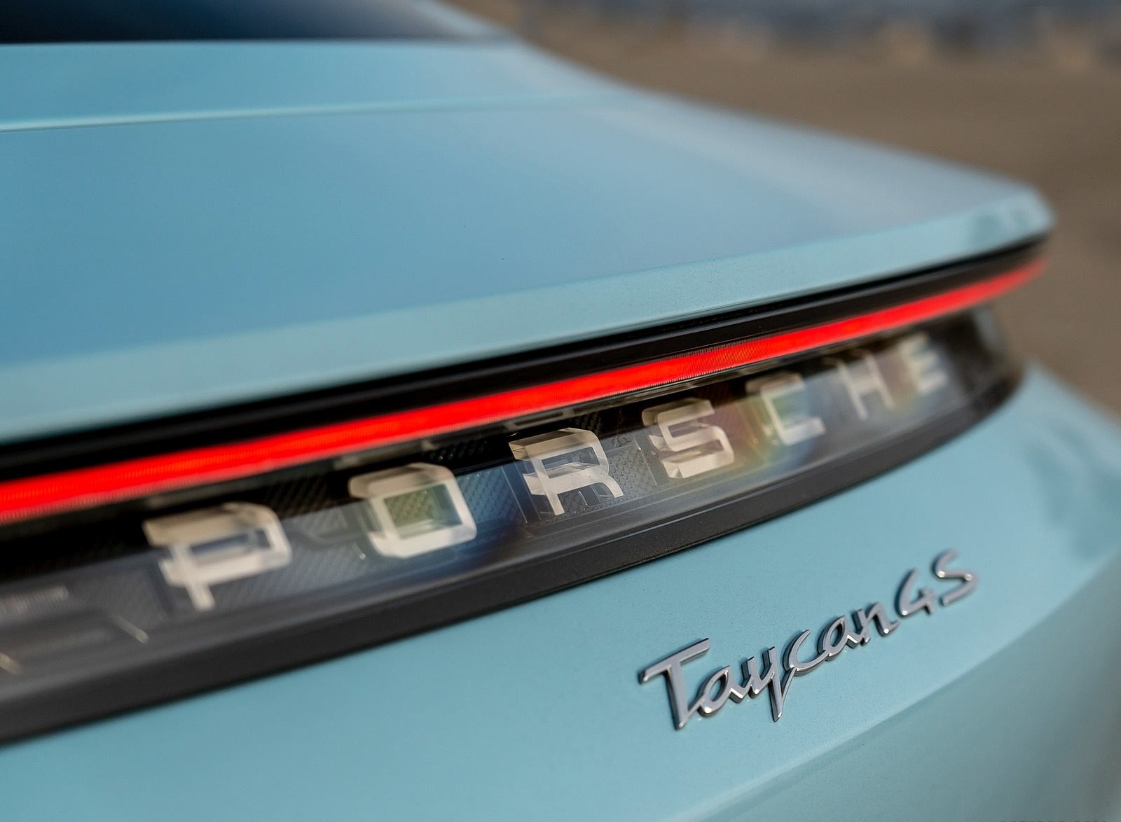 2020 Porsche Taycan 4S (Color: Frozen Blue Metallic) Detail Wallpapers #102 of 194
