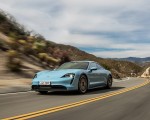 2020 Porsche Taycan 4S (Color: Frozen Blue Metallic) Front Three-Quarter Wallpapers 150x120 (39)