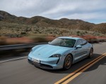 2020 Porsche Taycan 4S (Color: Frozen Blue Metallic) Front Three-Quarter Wallpapers 150x120 (46)