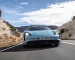 2020 Porsche Taycan 4S (Color: Frozen Blue Metallic) Front Wallpapers 150x120