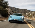 2020 Porsche Taycan 4S (Color: Frozen Blue Metallic) Front Wallpapers 150x120