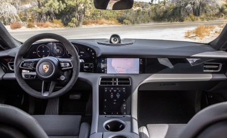 2020 Porsche Taycan 4S (Color: Frozen Blue Metallic) Interior Cockpit Wallpapers 450x275 (121)