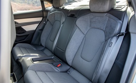 2020 Porsche Taycan 4S (Color: Frozen Blue Metallic) Interior Rear Seats Wallpapers 450x275 (112)