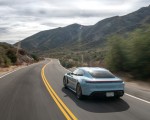 2020 Porsche Taycan 4S (Color: Frozen Blue Metallic) Rear Wallpapers 150x120