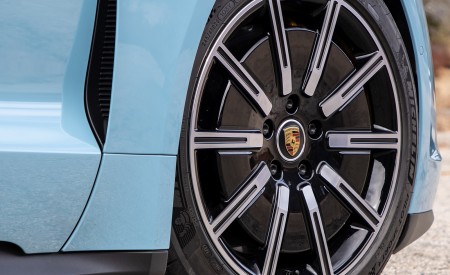2020 Porsche Taycan 4S (Color: Frozen Blue Metallic) Wheel Wallpapers 450x275 (100)