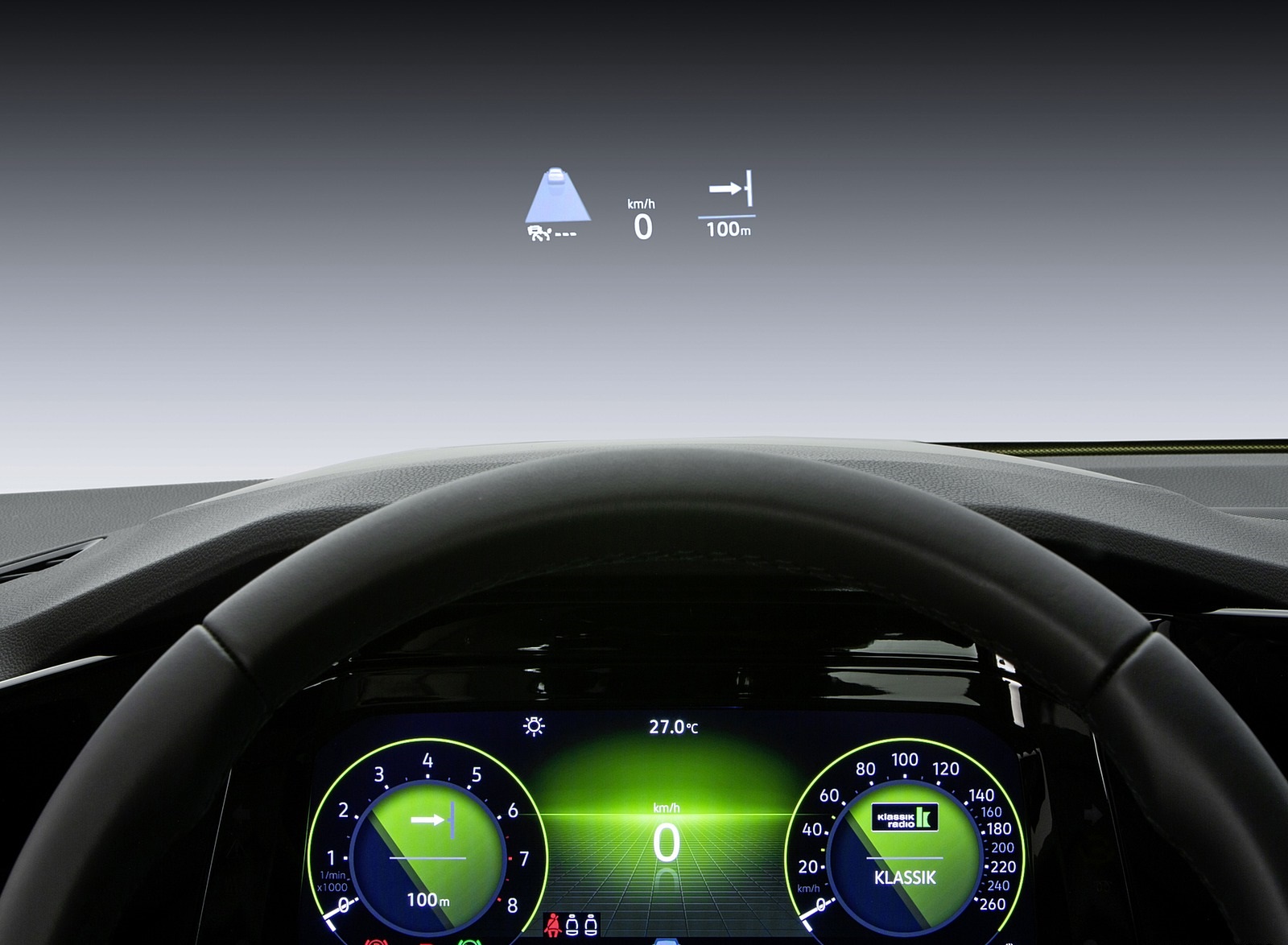 2020 Volkswagen Golf Mk8 Interior Head-Up Display Wallpapers #21 of 81