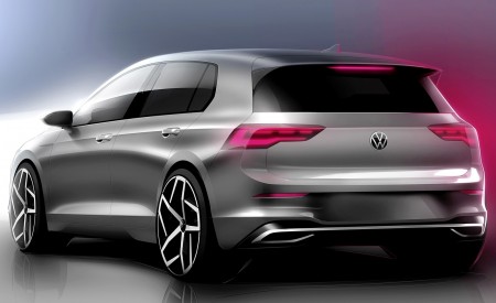 2020 Volkswagen Golf Mk8 and Previous Generations Design Sketch Wallpapers 450x275 (74)