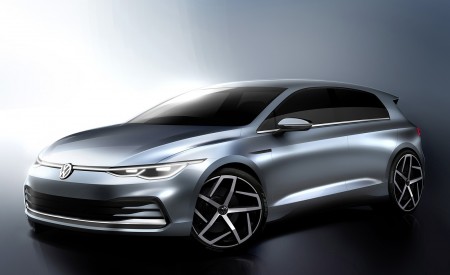 2020 Volkswagen Golf Mk8 and Previous Generations Design Sketch Wallpapers 450x275 (73)