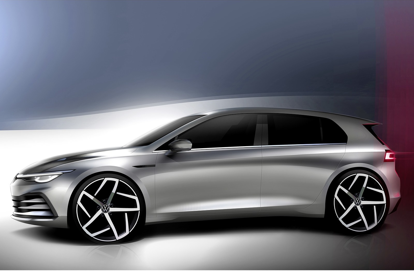 2020 Volkswagen Golf Mk8 and Previous Generations Design Sketch Wallpapers #72 of 81