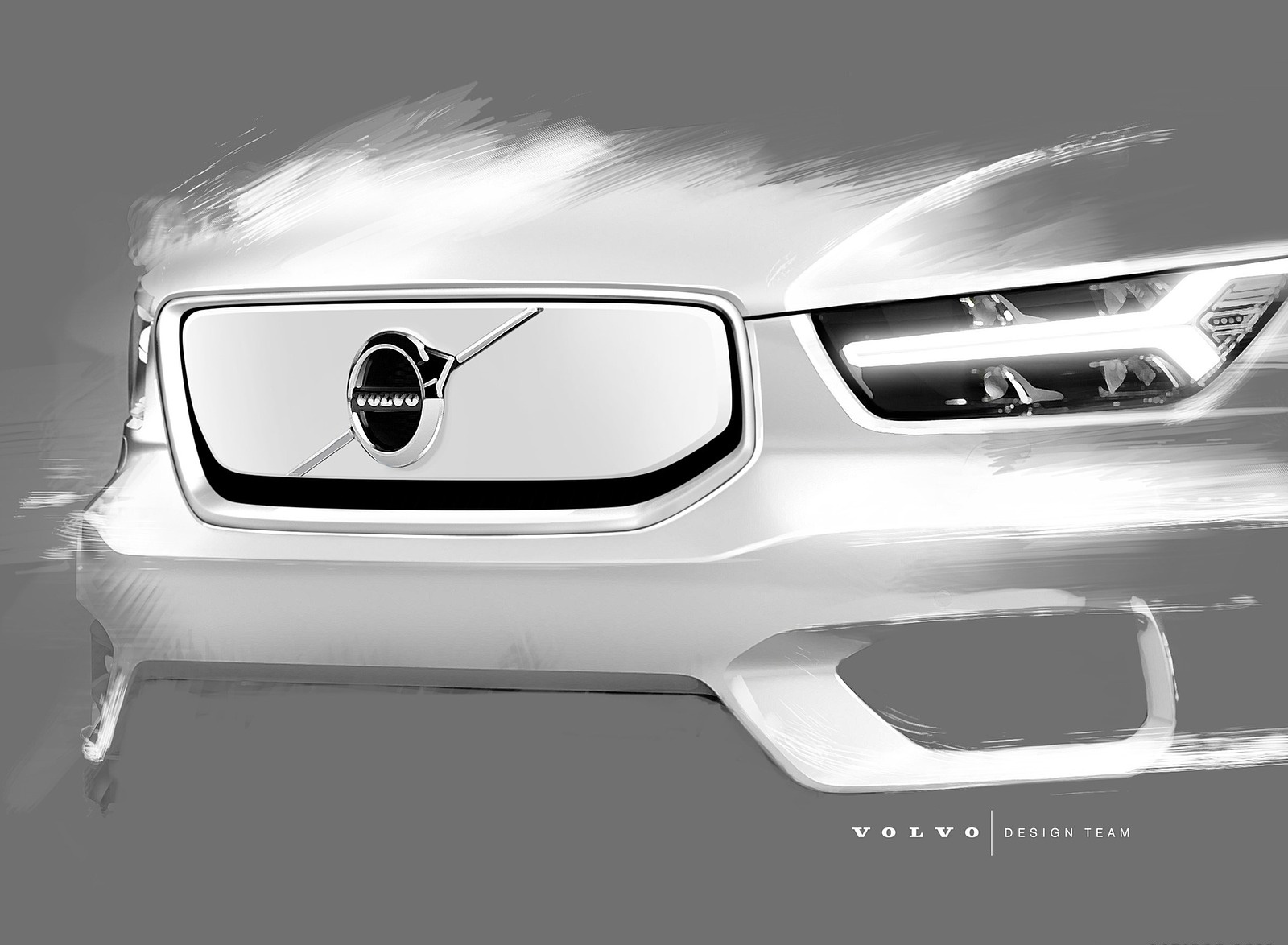 2020 Volvo XC40 Recharge Design Sketch Wallpapers #43 of 48