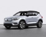 2020 Volvo XC40 Recharge P8 AWD (Color: Glacier Silver) Front Three-Quarter Wallpapers 150x120