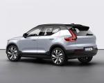 2020 Volvo XC40 Recharge P8 AWD (Color: Glacier Silver) Rear Three-Quarter Wallpapers 150x120