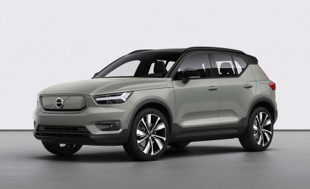 2020 Volvo XC40 Recharge P8 AWD (Color: Sage Green) Front Three-Quarter Wallpapers 450x275 (10)