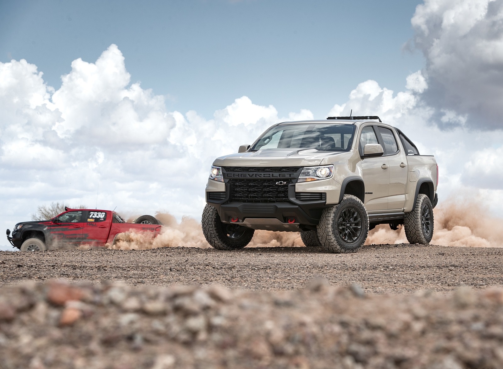 2021 Chevrolet Colorado ZR2 Front Three-Quarter Wallpapers (1)