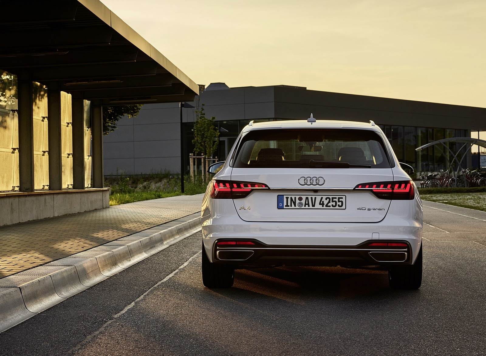 2020 Audi A4 Avant g-tron (Color: Glacier White) Rear Wallpapers (9)