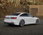 2020 Audi A6 55 TFSI e quattro (Color: Glacier White) Rear Three-Quarter Wallpapers 150x120