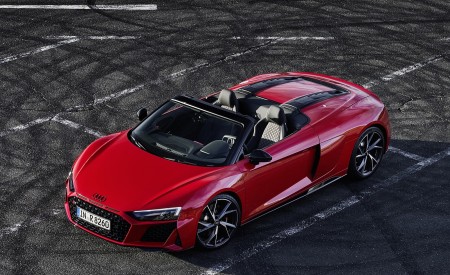 2020 Audi R8 V10 RWD Spyder (Color: Tango Red) Top Wallpapers 450x275 (17)