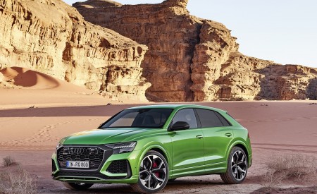 2020 Audi RS Q8 (Color: Java Green) Front Three-Quarter Wallpapers 450x275 (11)