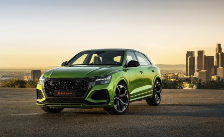 2020 Audi RS Q8 (Color: Java Green) Front Three-Quarter Wallpapers 450x275 (21)