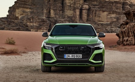 2020 Audi RS Q8 (Color: Java Green) Front Wallpapers 450x275 (24)