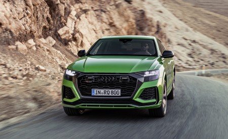 2020 Audi RS Q8 (Color: Java Green) Front Wallpapers 450x275 (4)