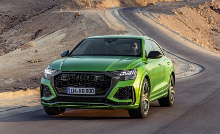 2020 Audi RS Q8 (Color: Java Green) Front Wallpapers 450x275 (5)