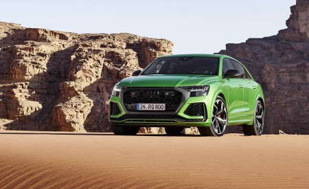 2020 Audi RS Q8 (Color: Java Green) Front Wallpapers 450x275 (15)