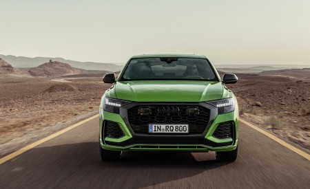 2020 Audi RS Q8 (Color: Java Green) Front Wallpapers 450x275 (7)