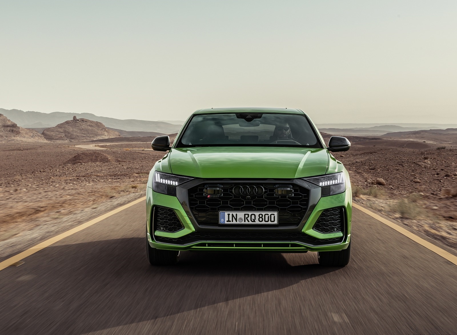 2020 Audi RS Q8 (Color: Java Green) Front Wallpapers (7)