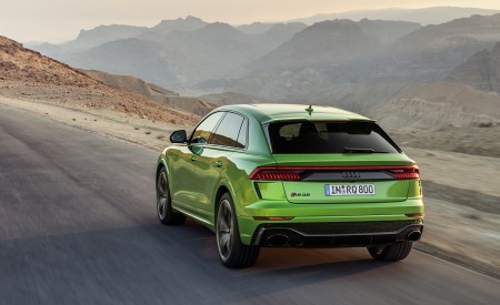 2020 Audi RS Q8 (Color: Java Green) Rear Three-Quarter Wallpapers 450x275 (8)
