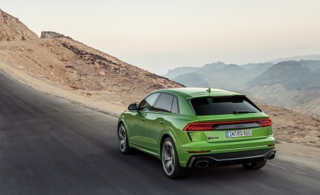 2020 Audi RS Q8 (Color: Java Green) Rear Three-Quarter Wallpapers 450x275 (9)