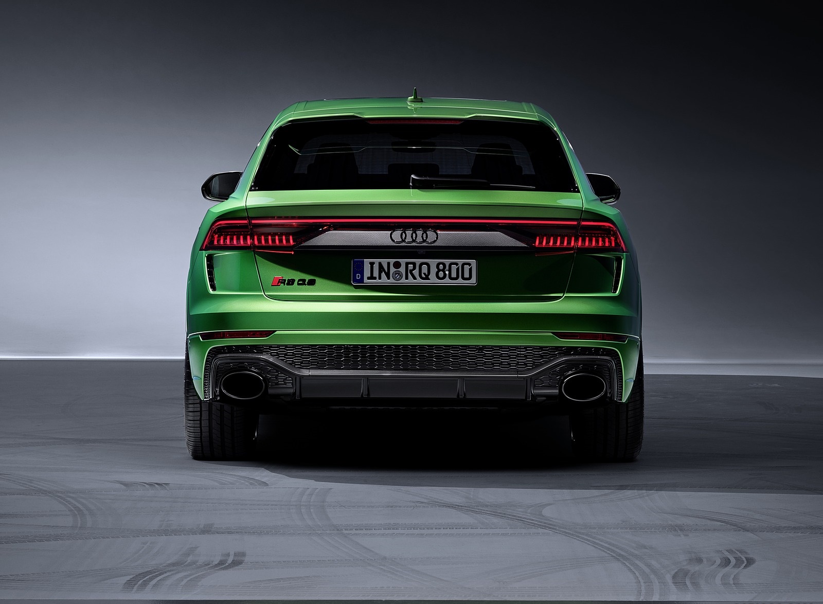 2020 Audi RS Q8 (Color: Java Green) Rear Wallpapers #43 of 196