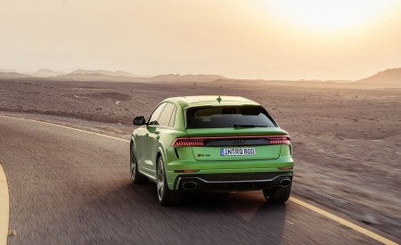2020 Audi RS Q8 (Color: Java Green) Rear Wallpapers 450x275 (10)