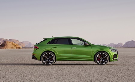 2020 Audi RS Q8 (Color: Java Green) Side Wallpapers 450x275 (30)