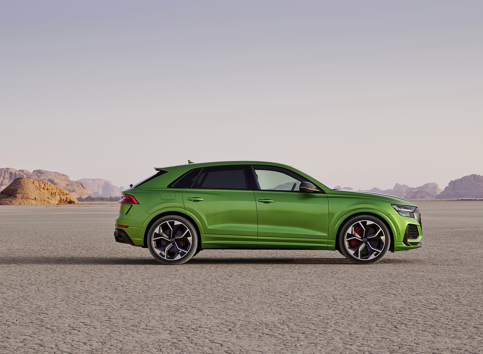 2020 Audi RS Q8 (Color: Java Green) Side Wallpapers #30 of 196