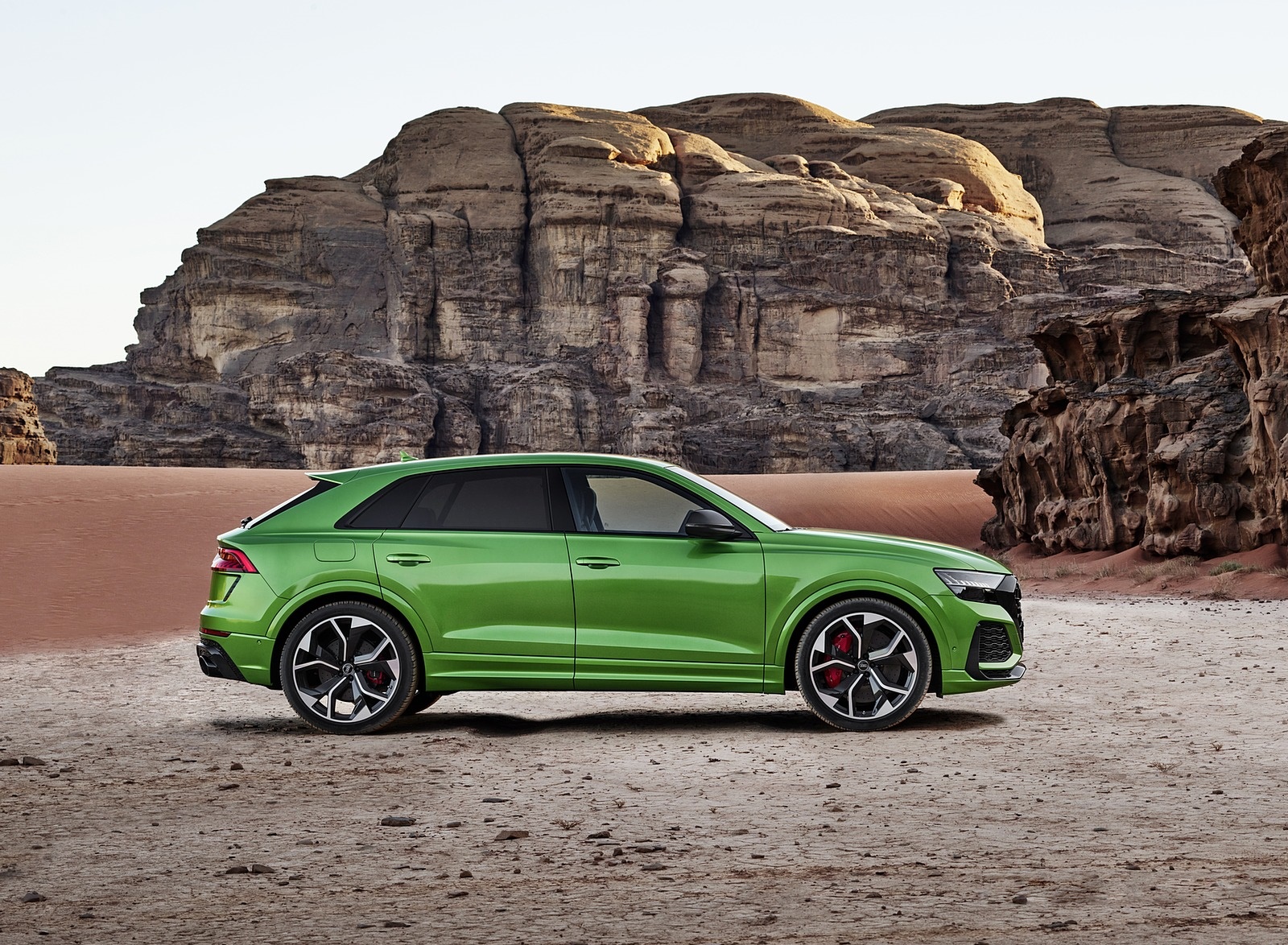 2020 Audi RS Q8 (Color: Java Green) Side Wallpapers #18 of 196