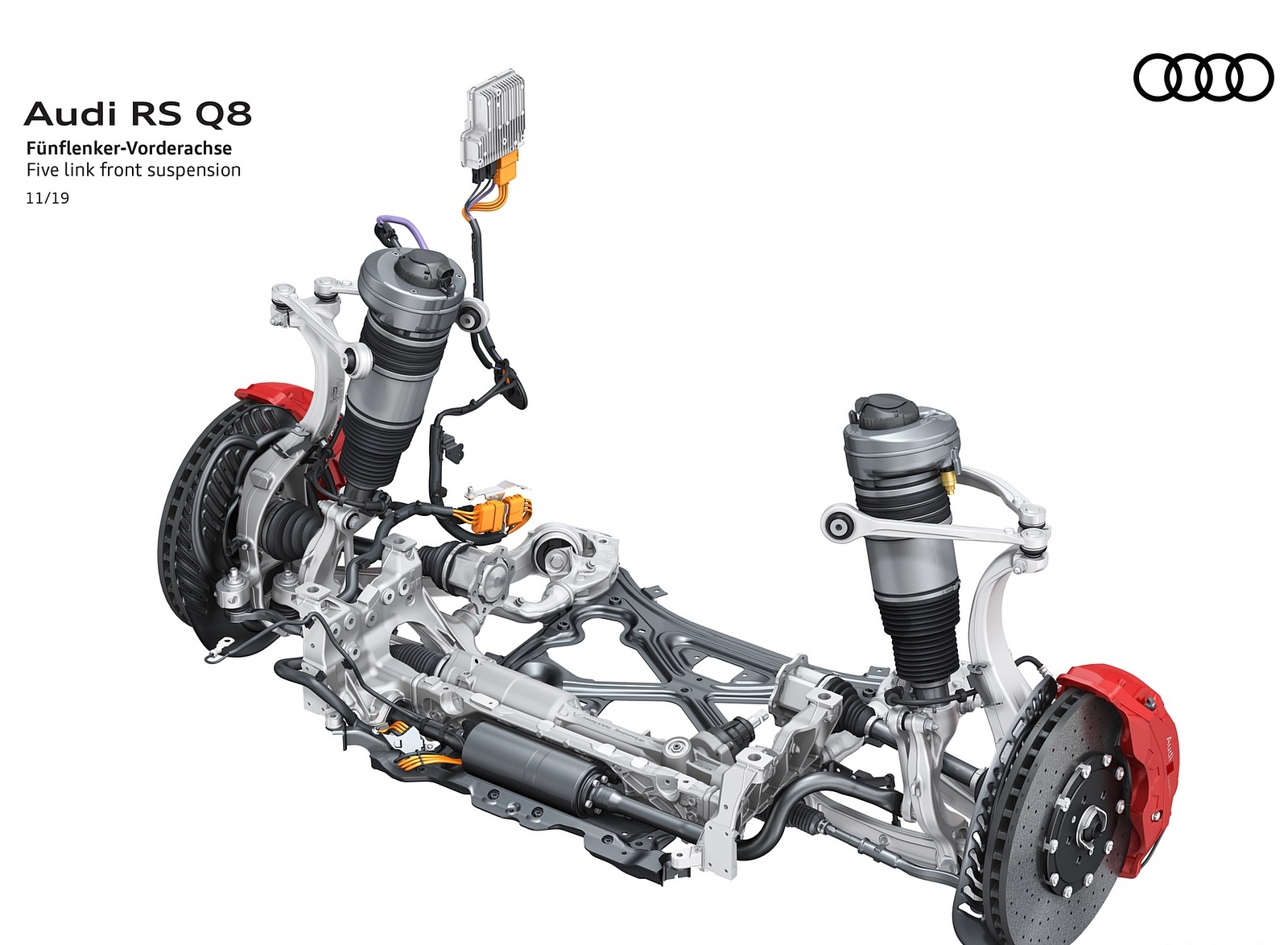 2020 Audi RS Q8 Five link front suspension Wallpapers #171 of 196