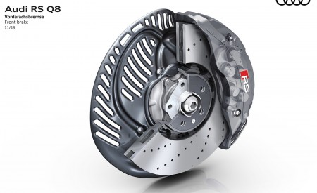 2020 Audi RS Q8 Front brake Wallpapers 450x275 (169)