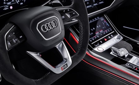2020 Audi RS Q8 Interior Steering Wheel Wallpapers 450x275 (190)