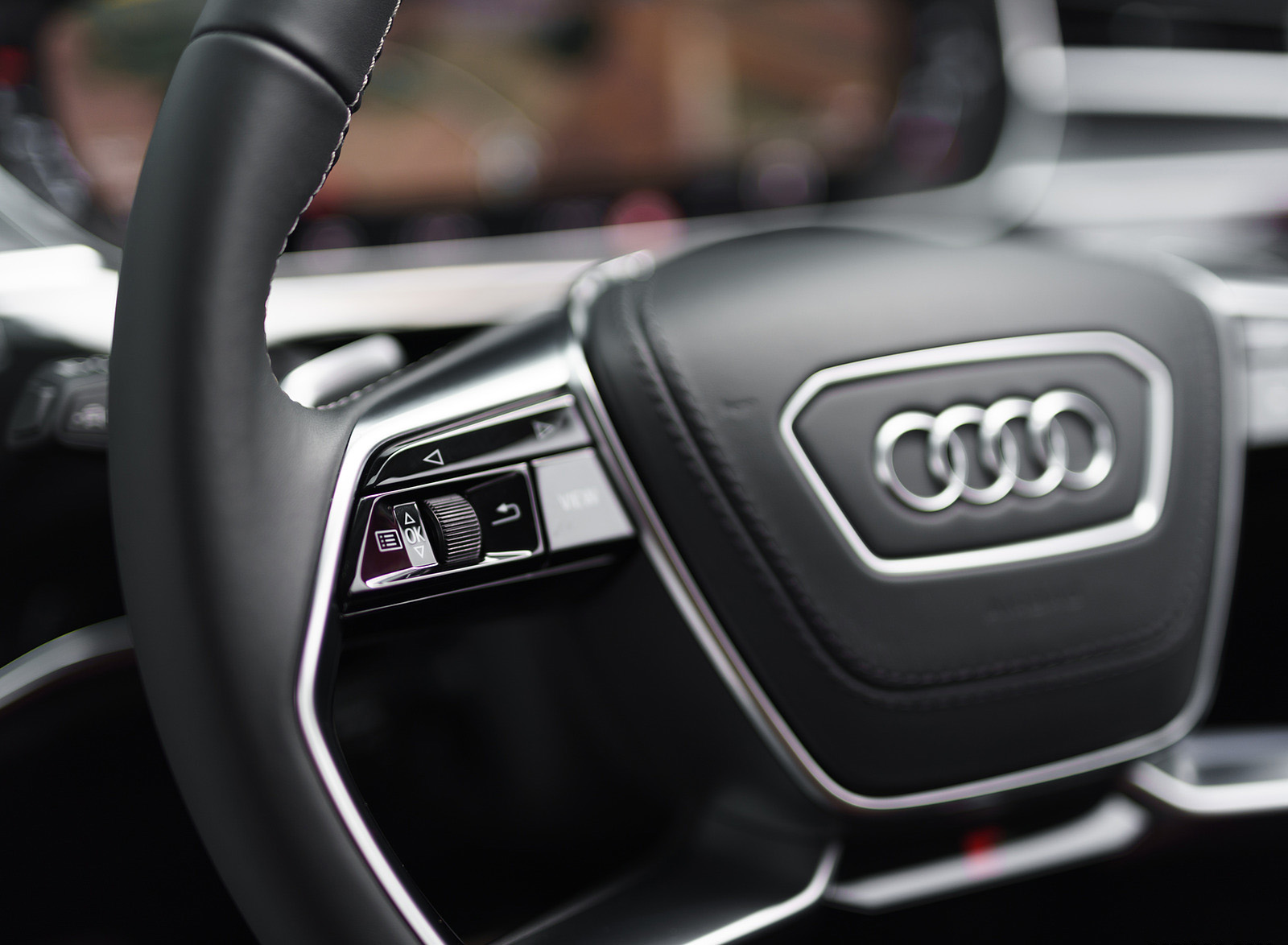 2020 Audi S8 (UK-Spec) Interior Steering Wheel Wallpapers #162 of 189