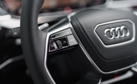 2020 Audi S8 (UK-Spec) Interior Steering Wheel Wallpapers 450x275 (160)