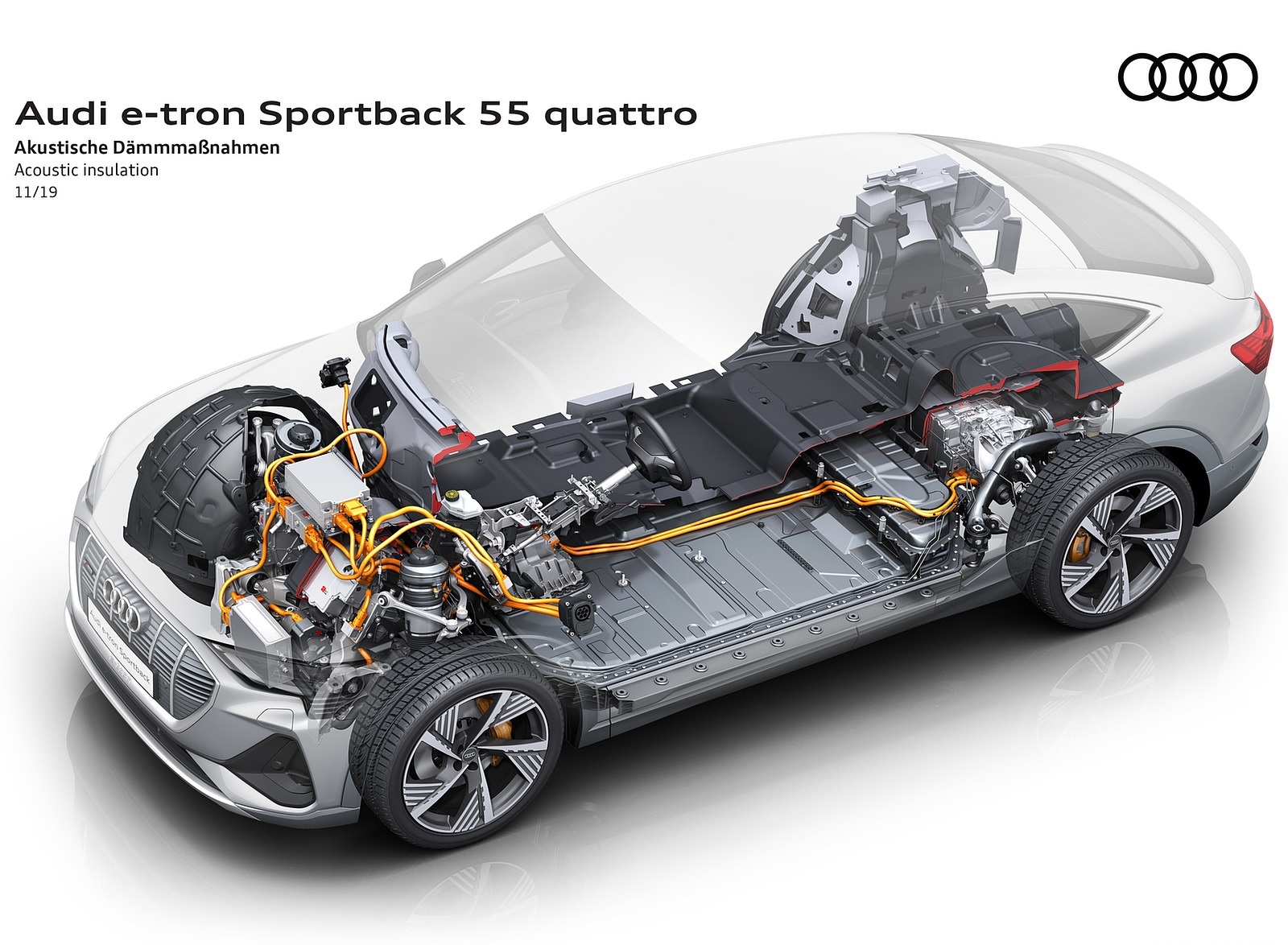 2020 Audi e-tron Sportback Acoustic insulation Wallpapers #105 of 145